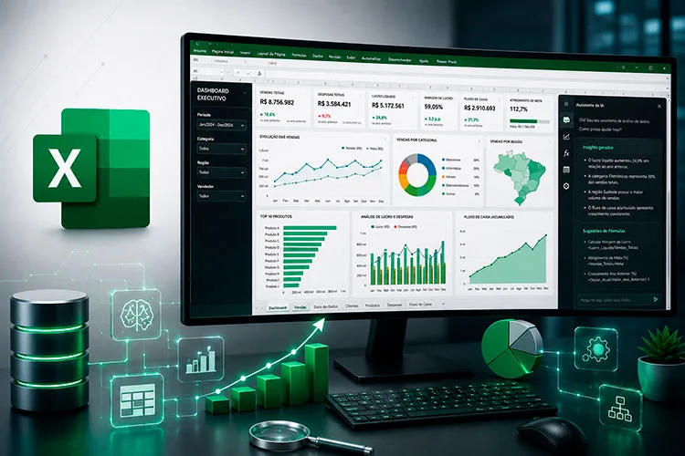 Curso de análise de dados com Excel e Inteligência Artificial