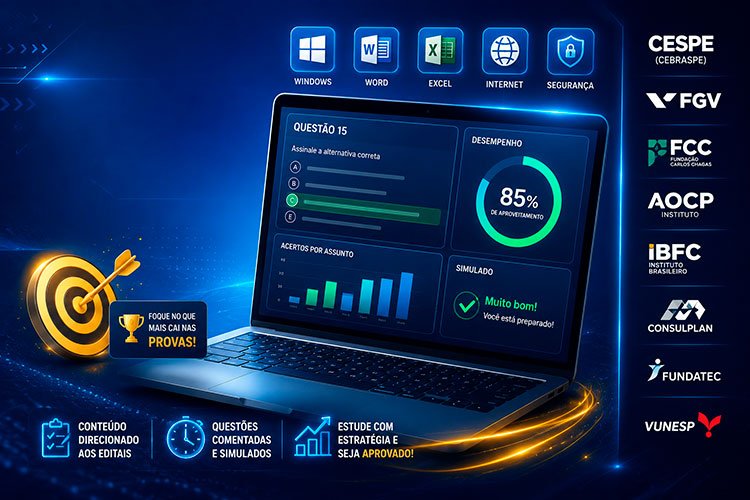 Curso de Informática para Concurso Público em Paramirim BA